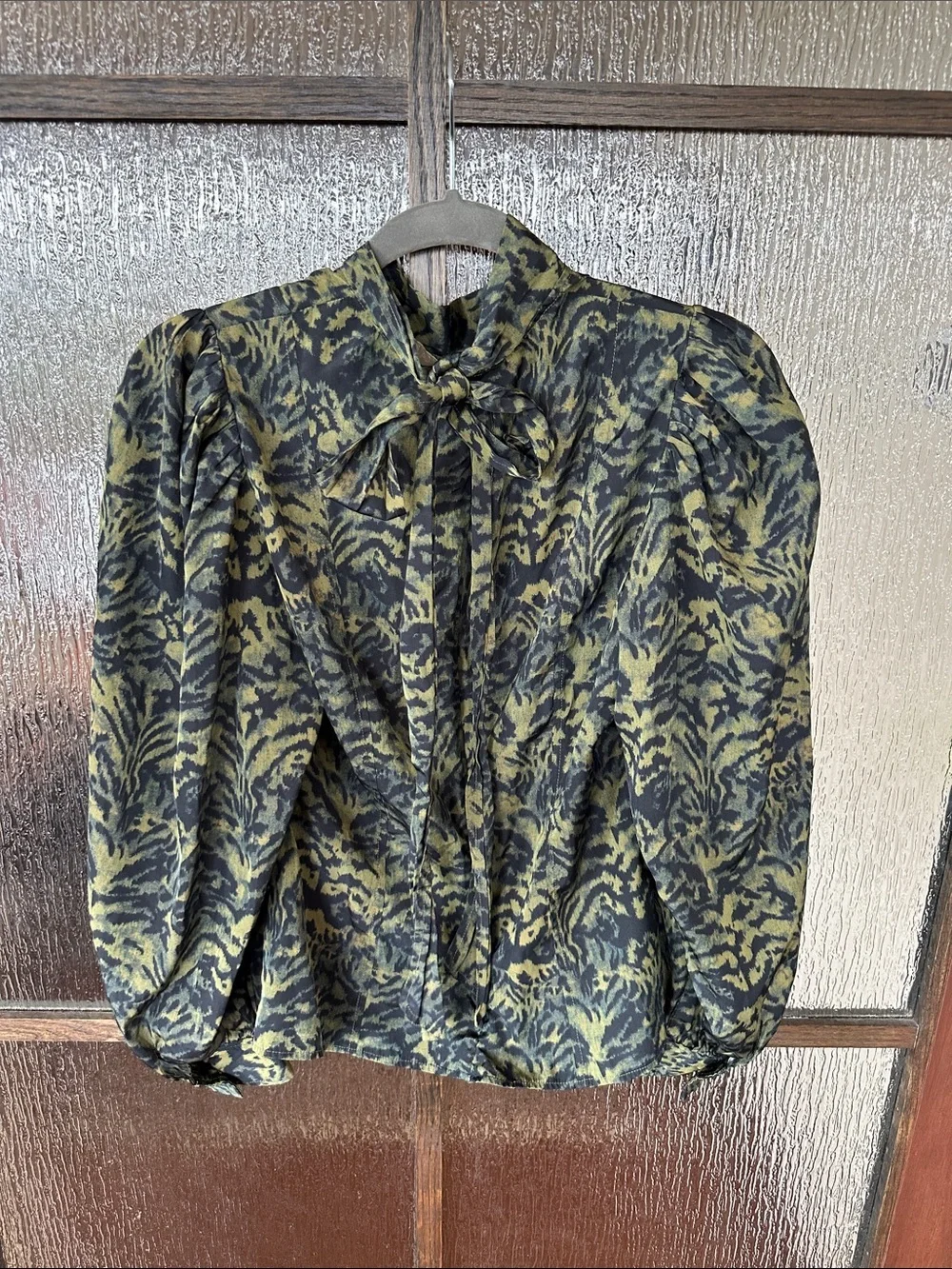 Ulla Johnson Giorgia Silk Neck Tie Blouse Size 6.